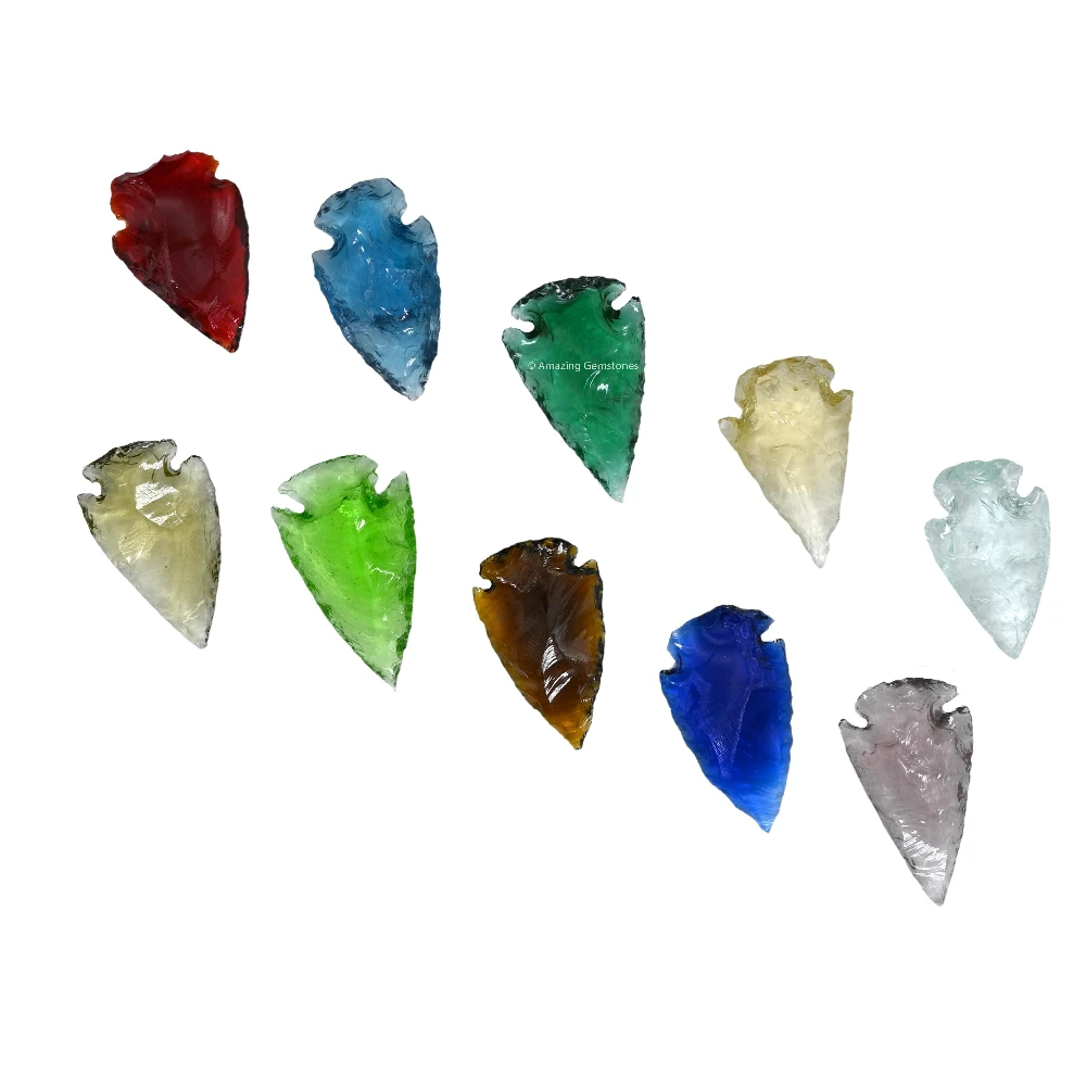 Red Arrowhead - 1" to 1.5" (10 Pieces)