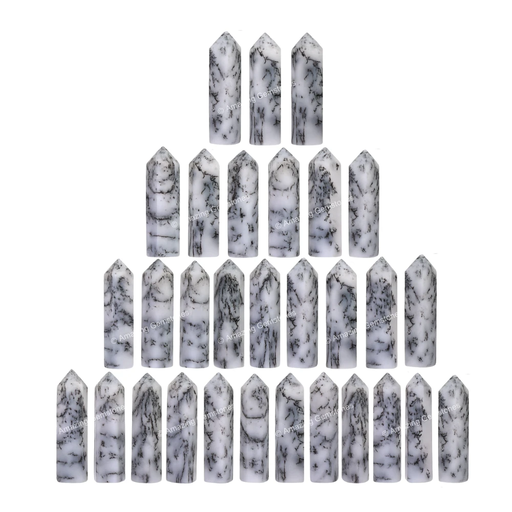 Dendrite Opal Pencil Points (Set of 3)