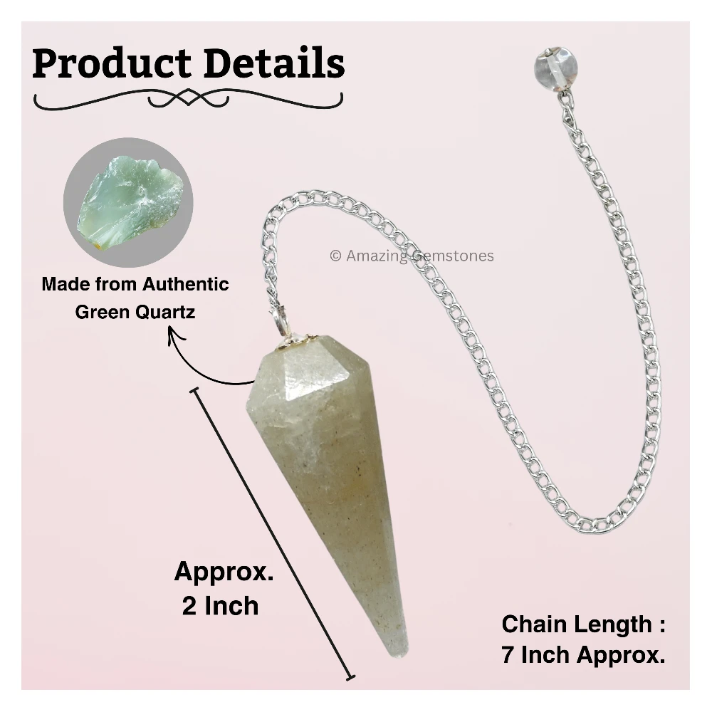 Green Quartz Pendulum