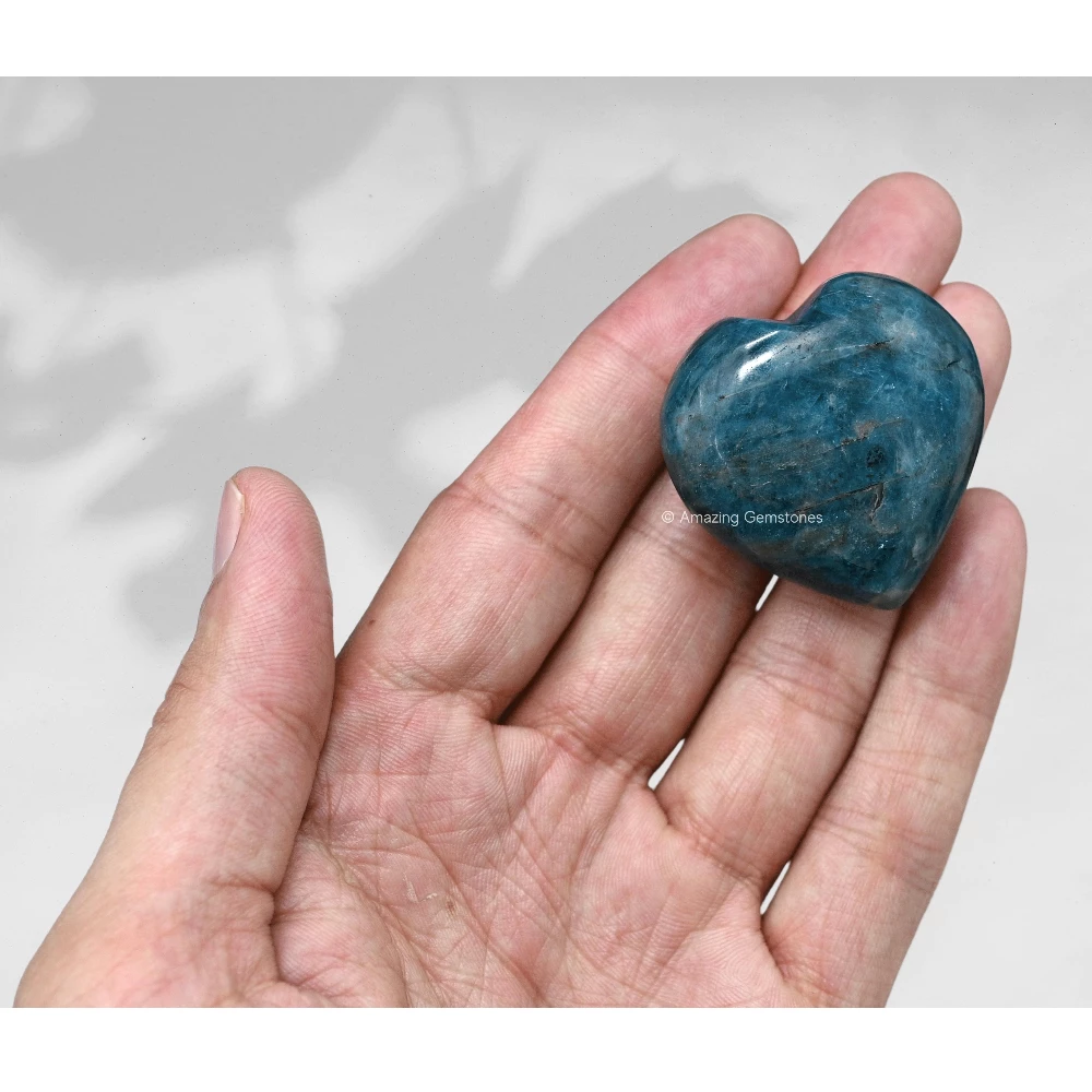 Green Apatite Heart