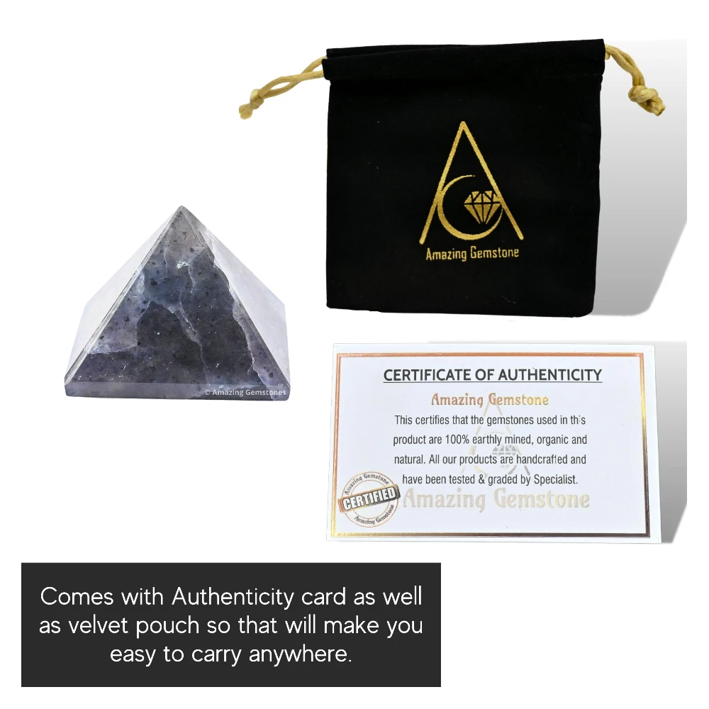 Iolite Pyramid (1 Inch)
