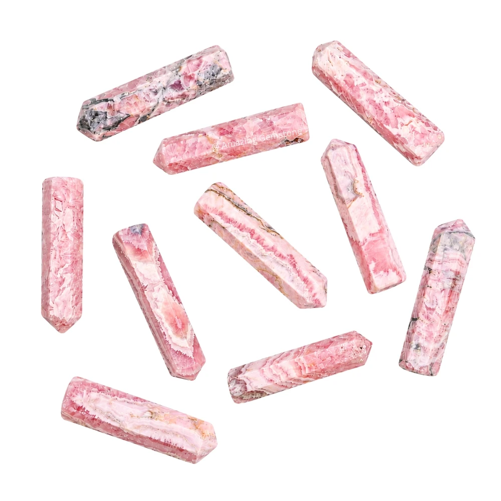 Rhodochrosite Pencil Points (Set of 50)