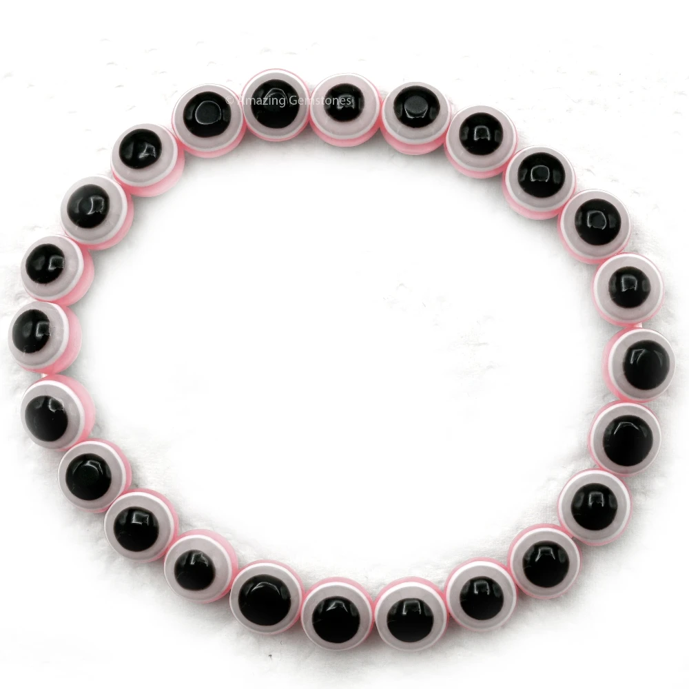 Pink Evil Eye Bracelet