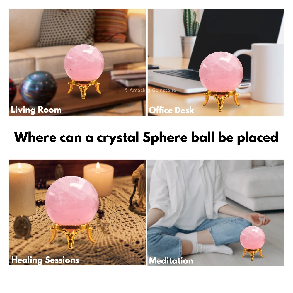 Rose Quartz Sphere (2 Inch)