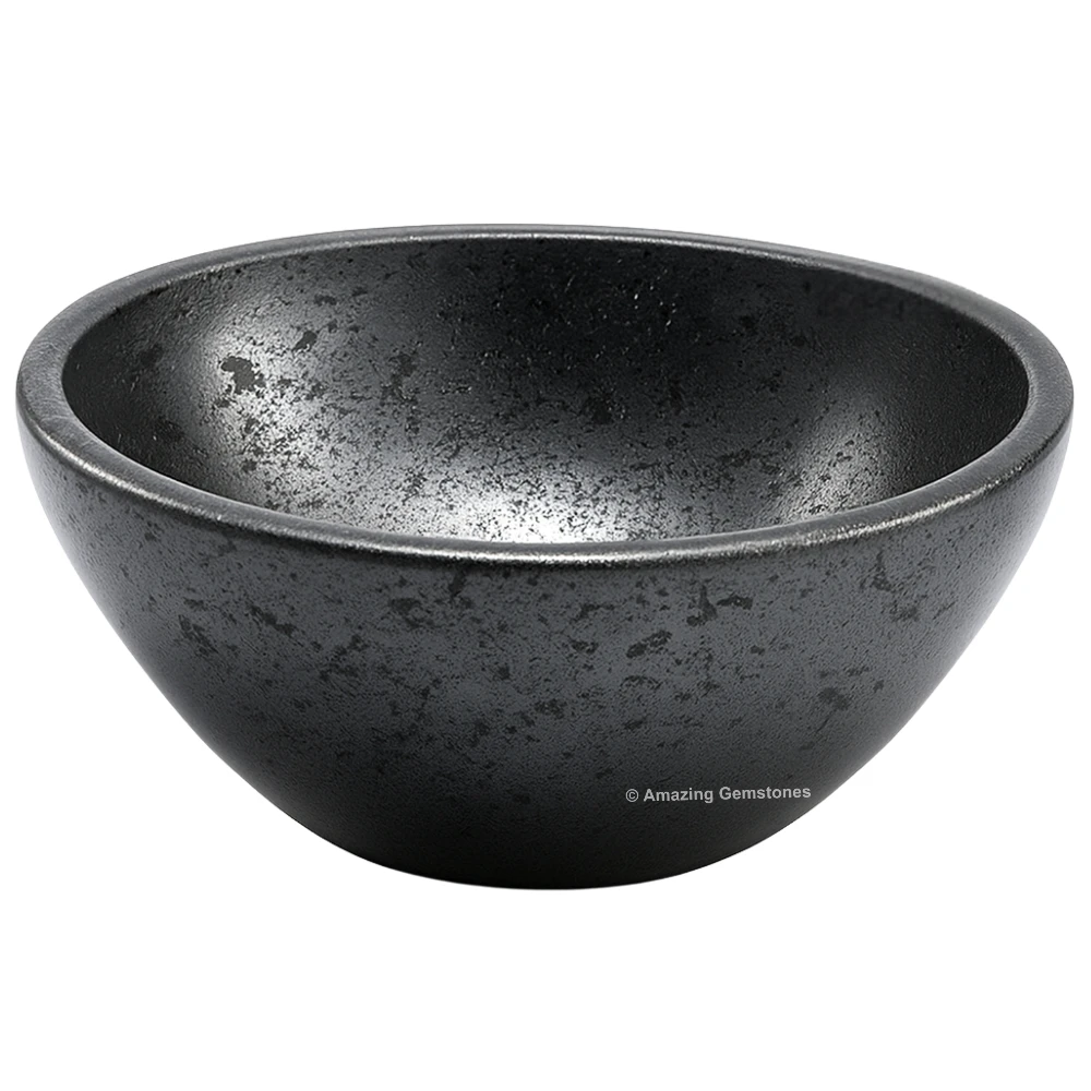 Hematite Crystal Bowl - 2 Inch