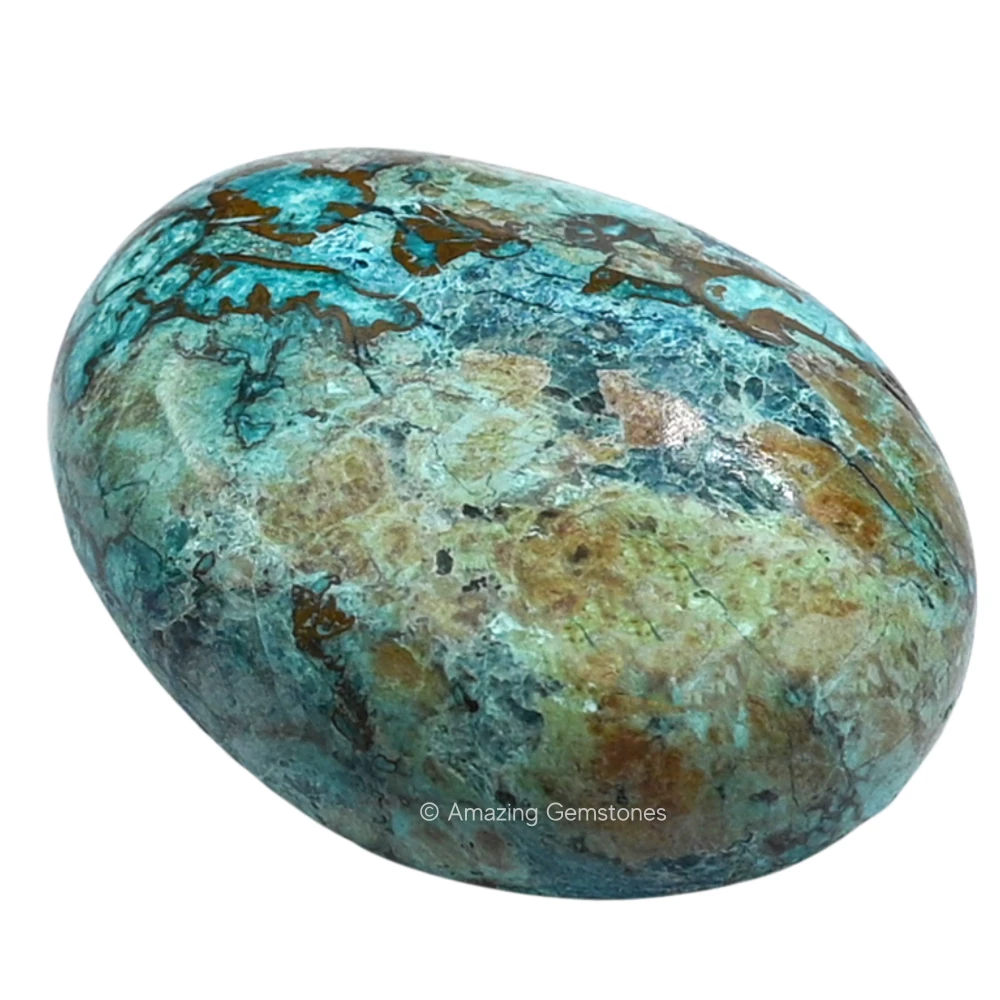 Chrysocolla Palm Stone