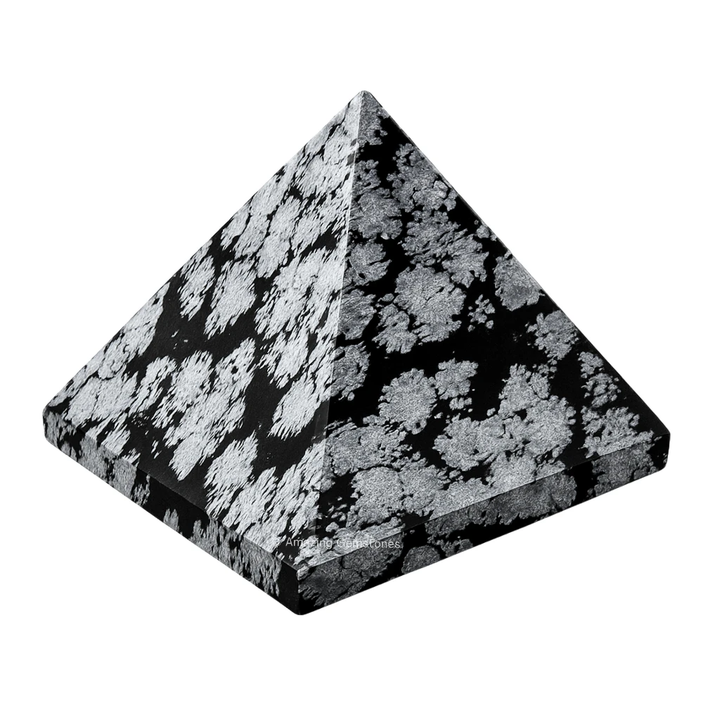 Snowflake Obsidian Pyramid (1.5 Inch)