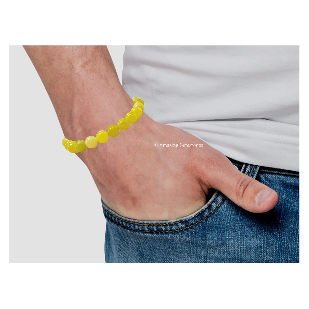 Lemon Jade Bracelet (Strechable)