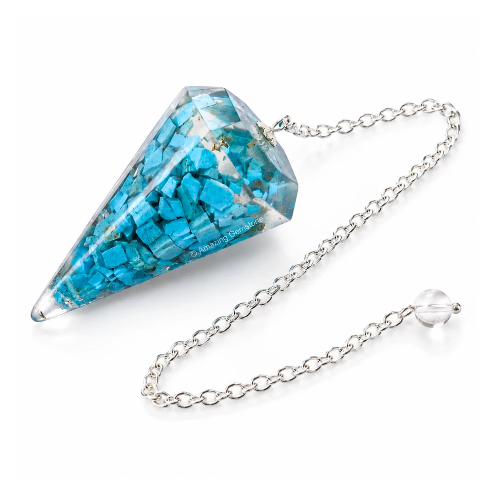 Turquoise Orgone Pendulum