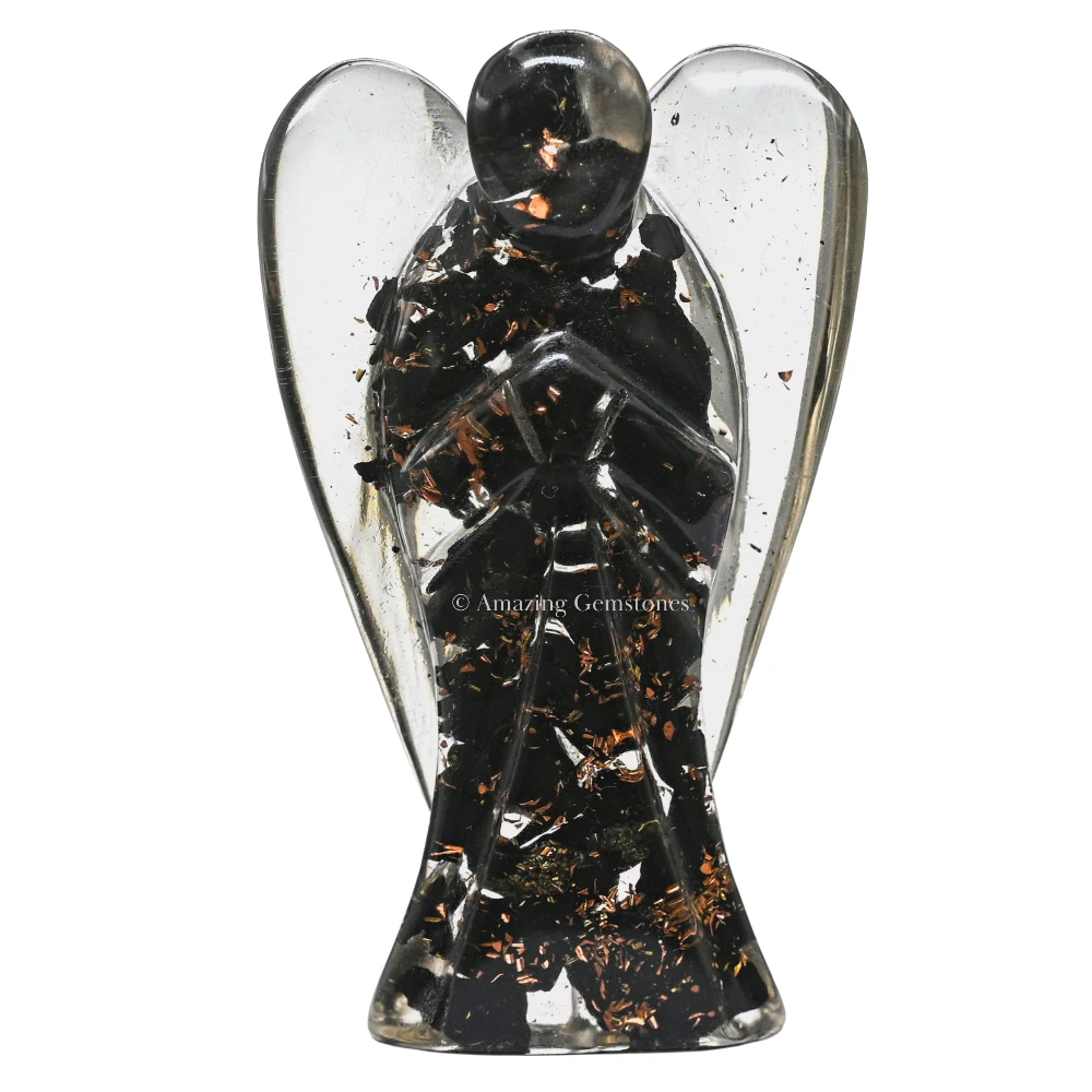 Shungite Orgone Angel Figurine (3 Inch)
