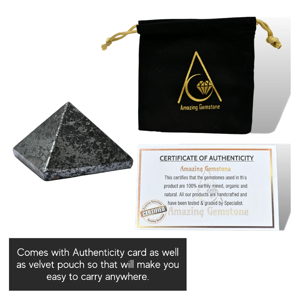 Hematite Pyramid (1 Inch)