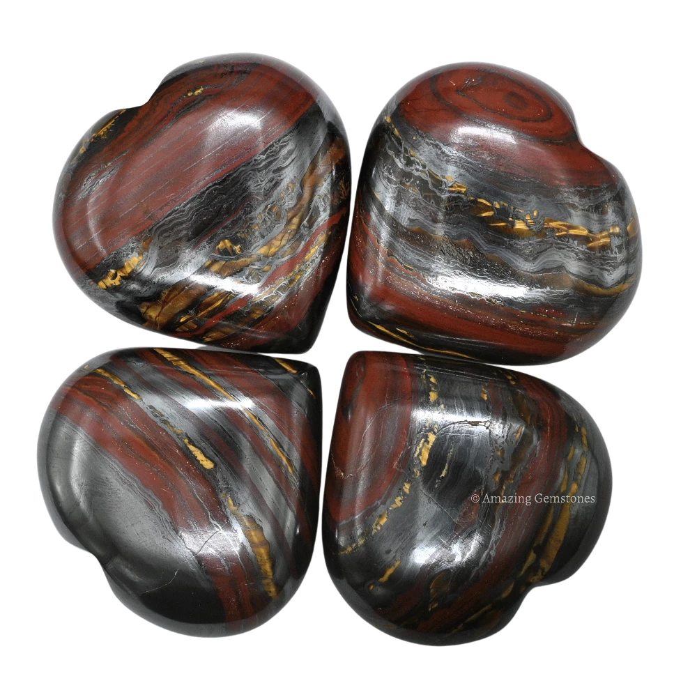 Iron Tiger Eye Heart