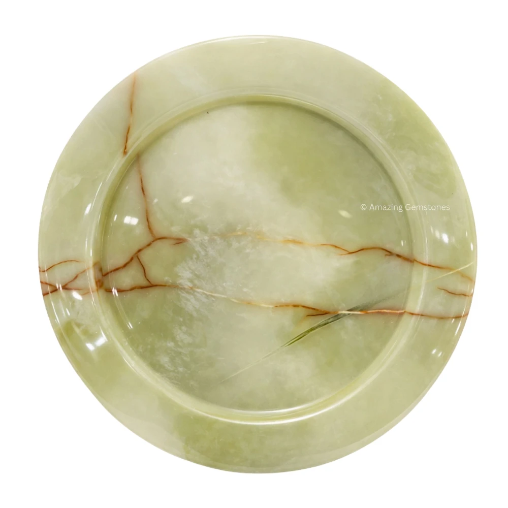 Green Onyx Serving Dish