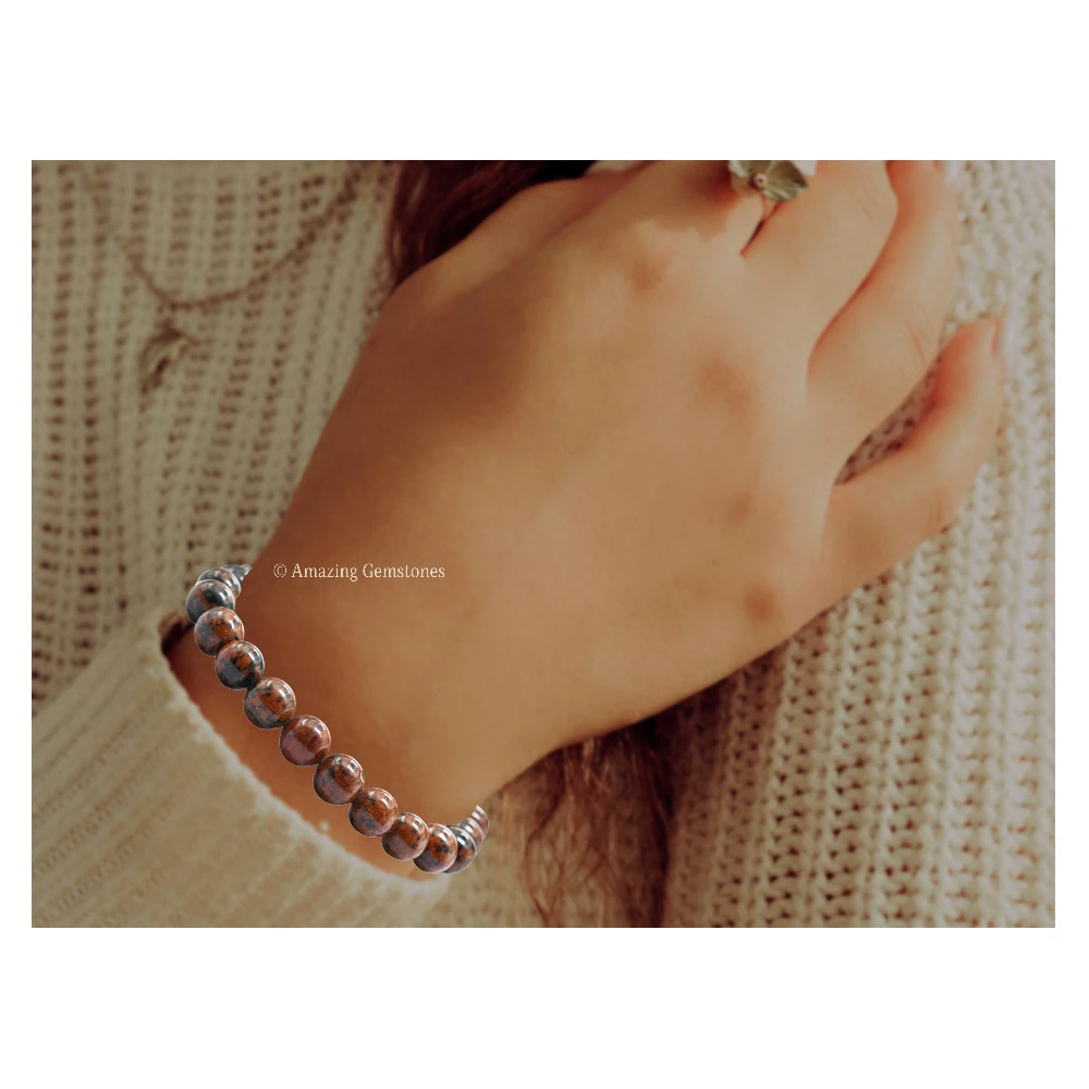 Mahogany Obsidian Bracelet (Strechable)