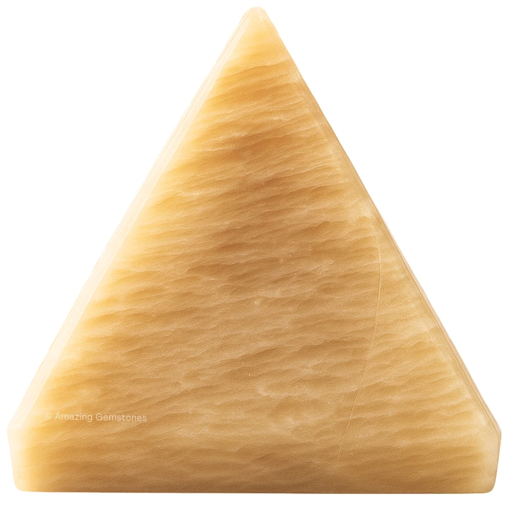 Cream Moonstone Pyramid (1.5 Inch)
