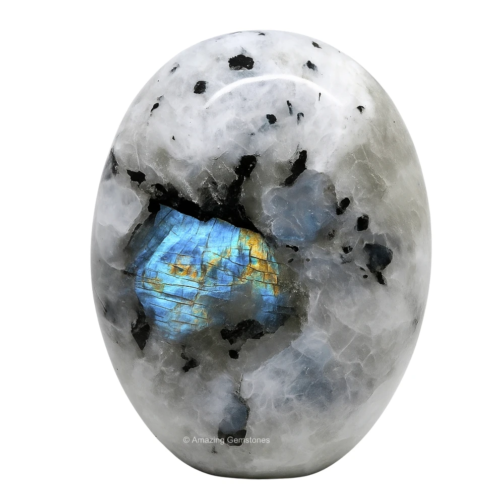 Rainbow Moonstone Palm Stone (Large)