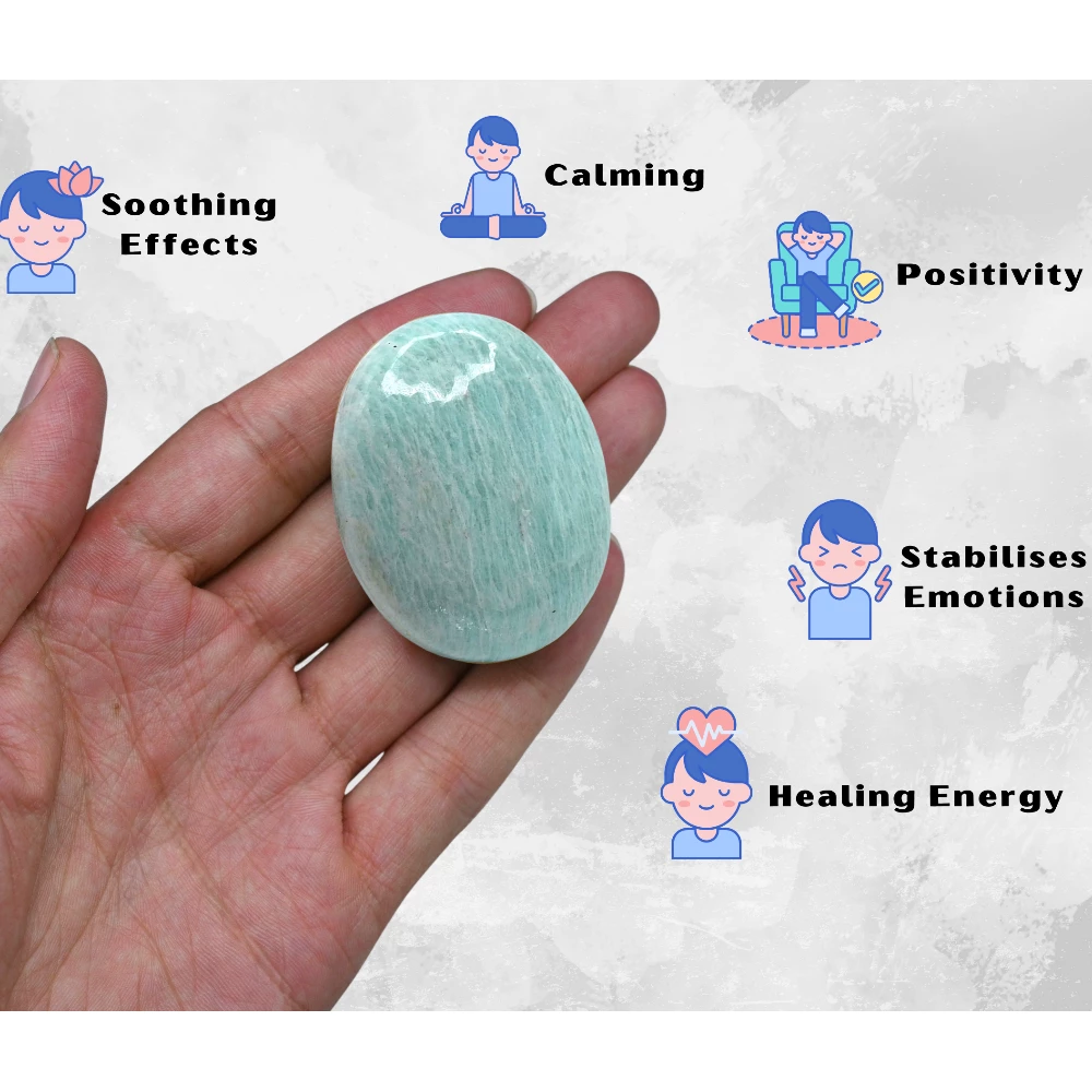 Amazonite Palm Stone