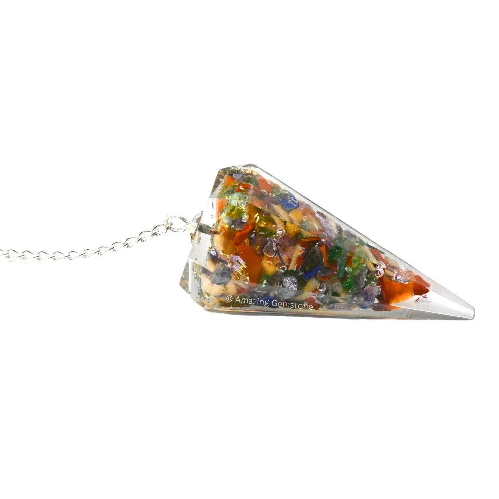 Multi Chakra Orgone Pendulum