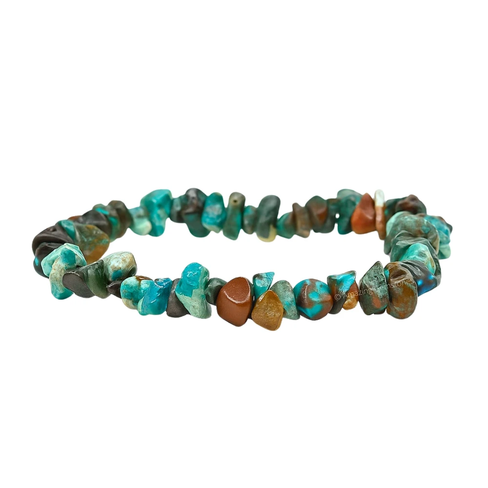 Chrysocolla Chips Bracelet