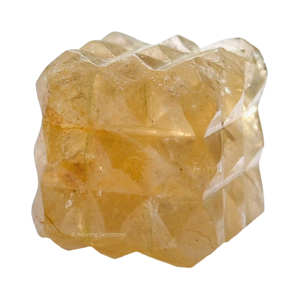 Citrine Cube Pyramid
