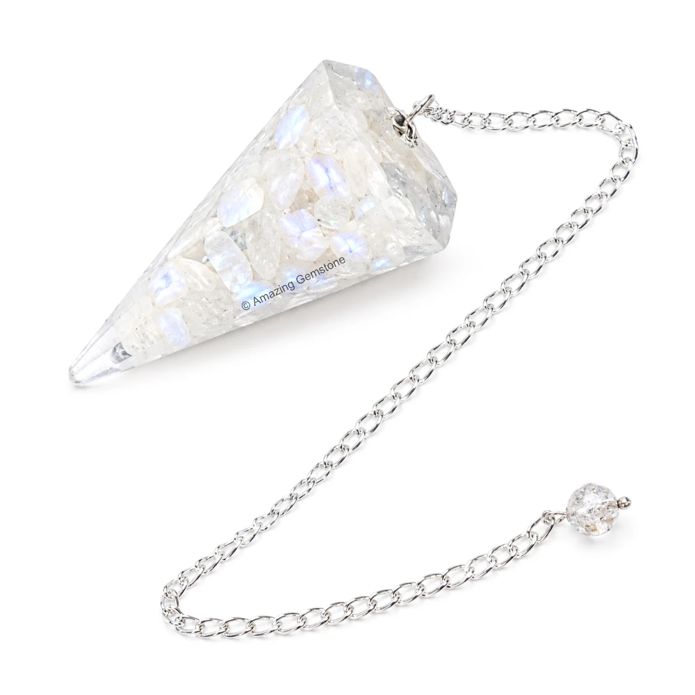 Moonstone Orgone Pendulum