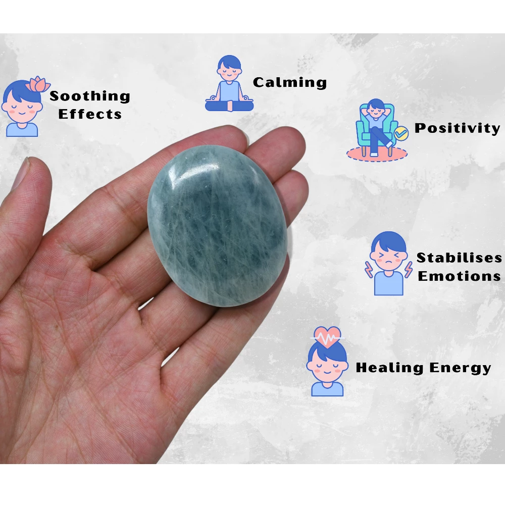Aquamarine Palm Stone