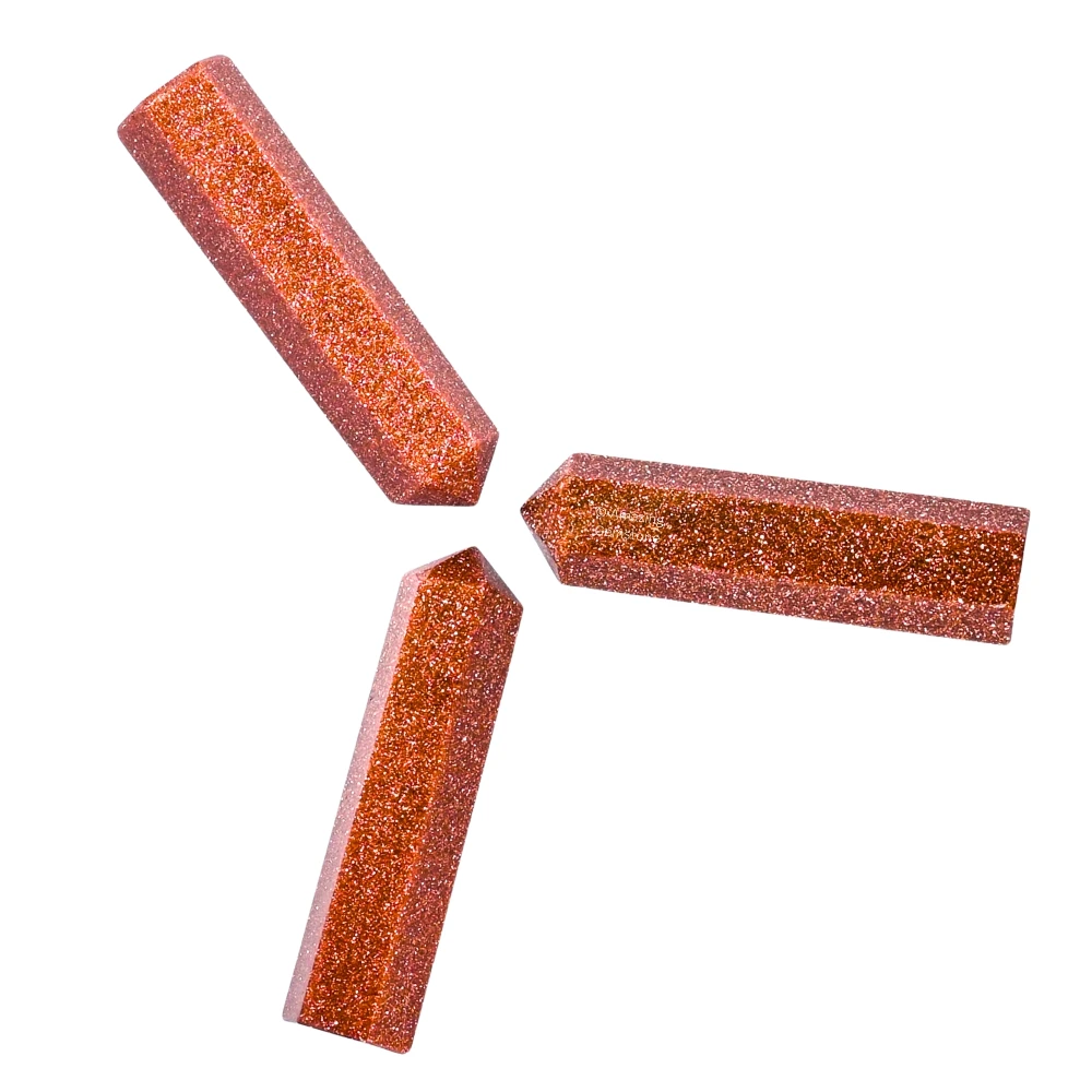 Red Goldstone Pencil Points (Set of 3)