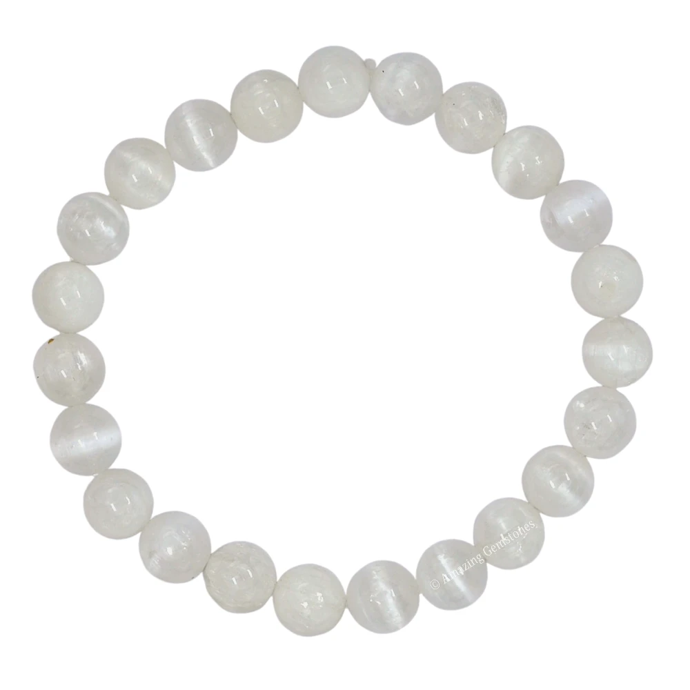 Selenite Bracelet (Strechable)
