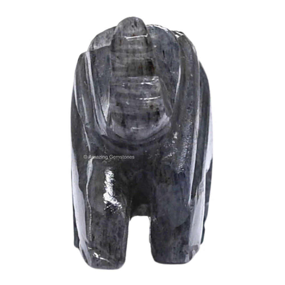 Blue Aventurine Mini Elephant Crystal Figurine