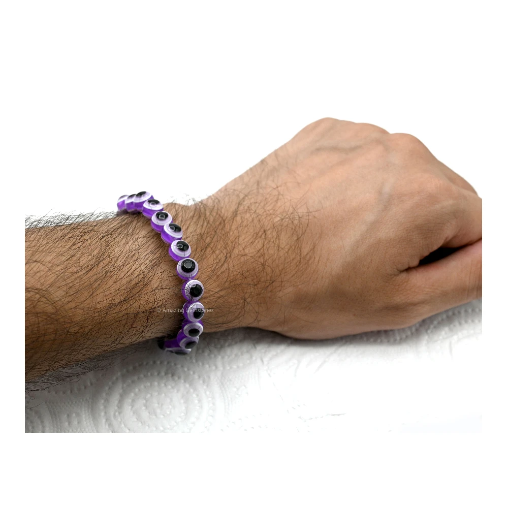 Violet Evil Eye Bracelet