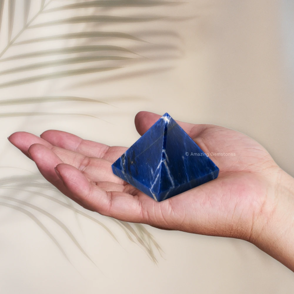 Sodalite Pyramid (1.5 Inch)