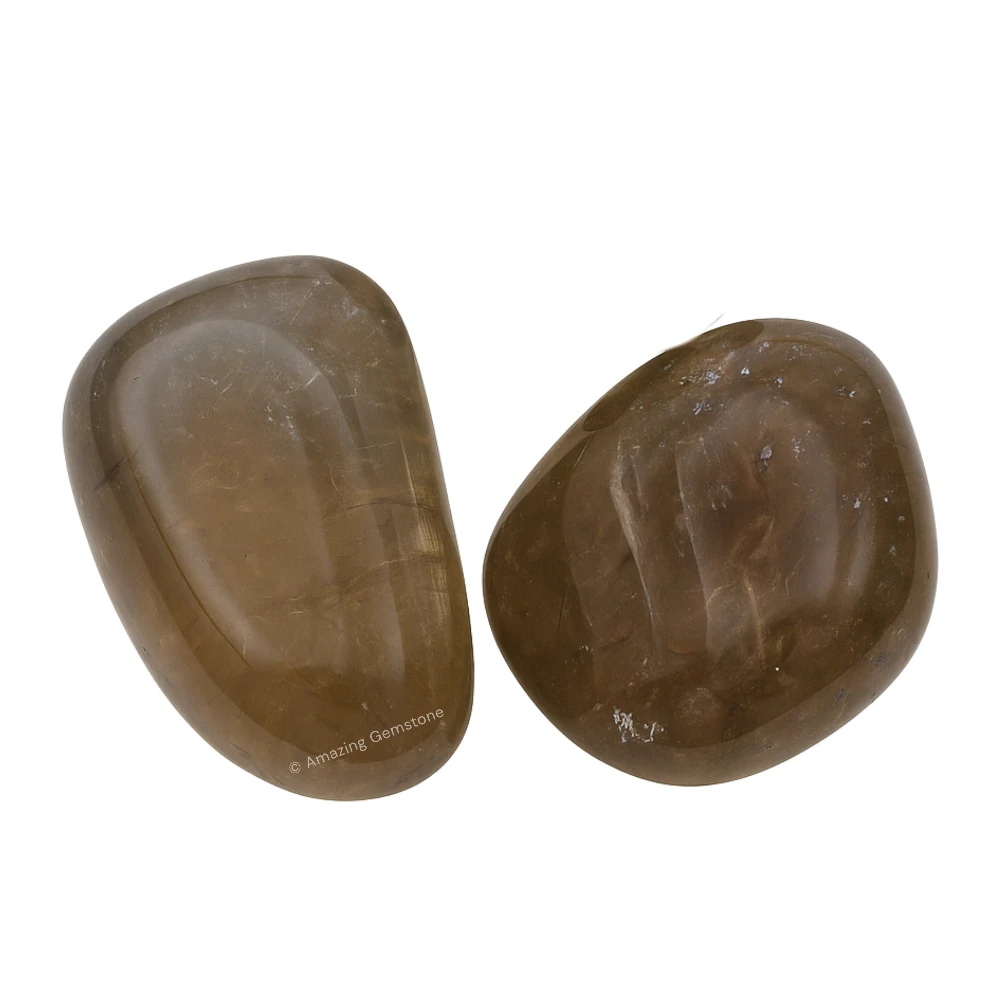 Tumbled Smoky Quartz Crystals Stones (1 oz)