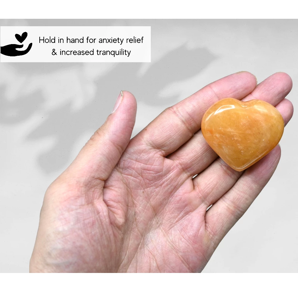 Red Aventurine Heart