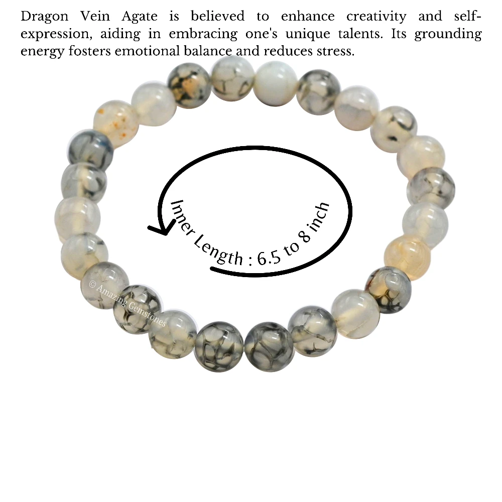 Dragon Vein Bracelet (Stretchable)