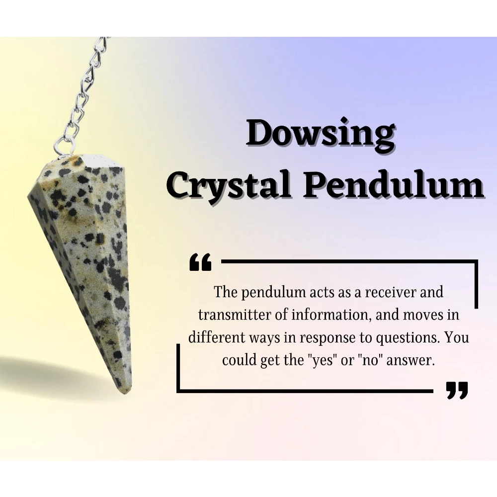 Dalmatian Jasper Pendulum