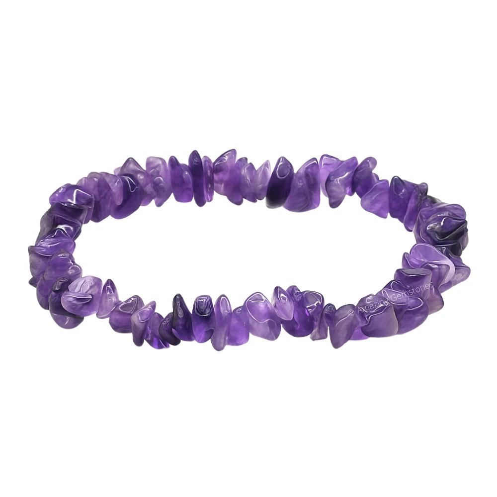 Amethyst Chips Bracelet