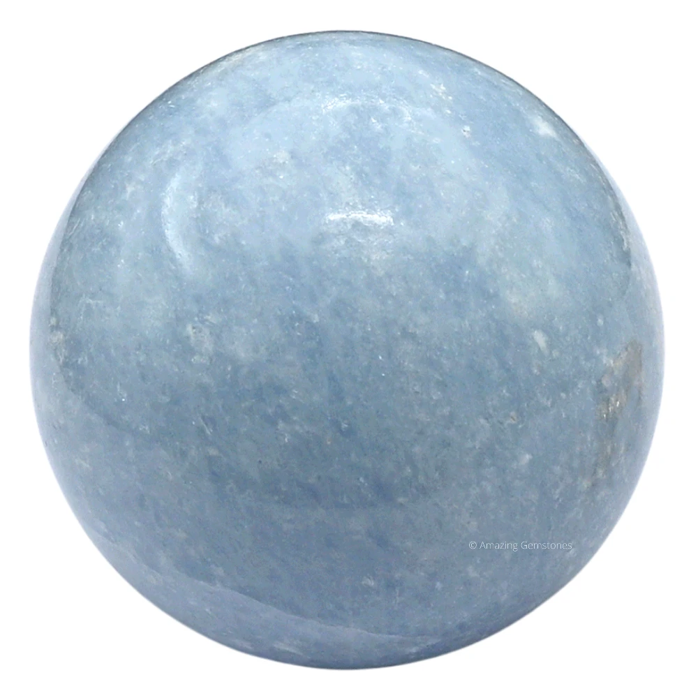 Blue Calcite Celestite Sphere