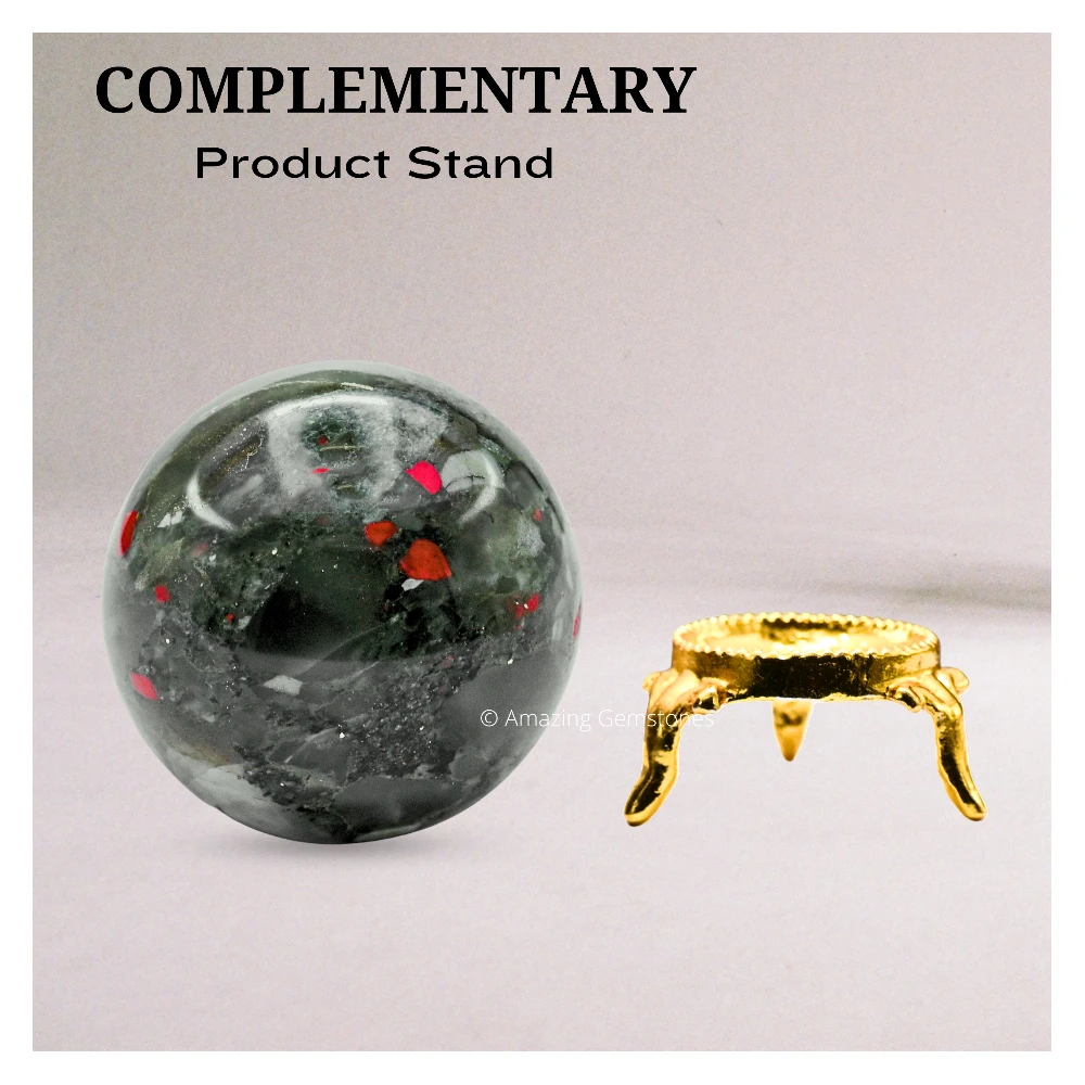 African Bloodstone Sphere (1.5 Inch)
