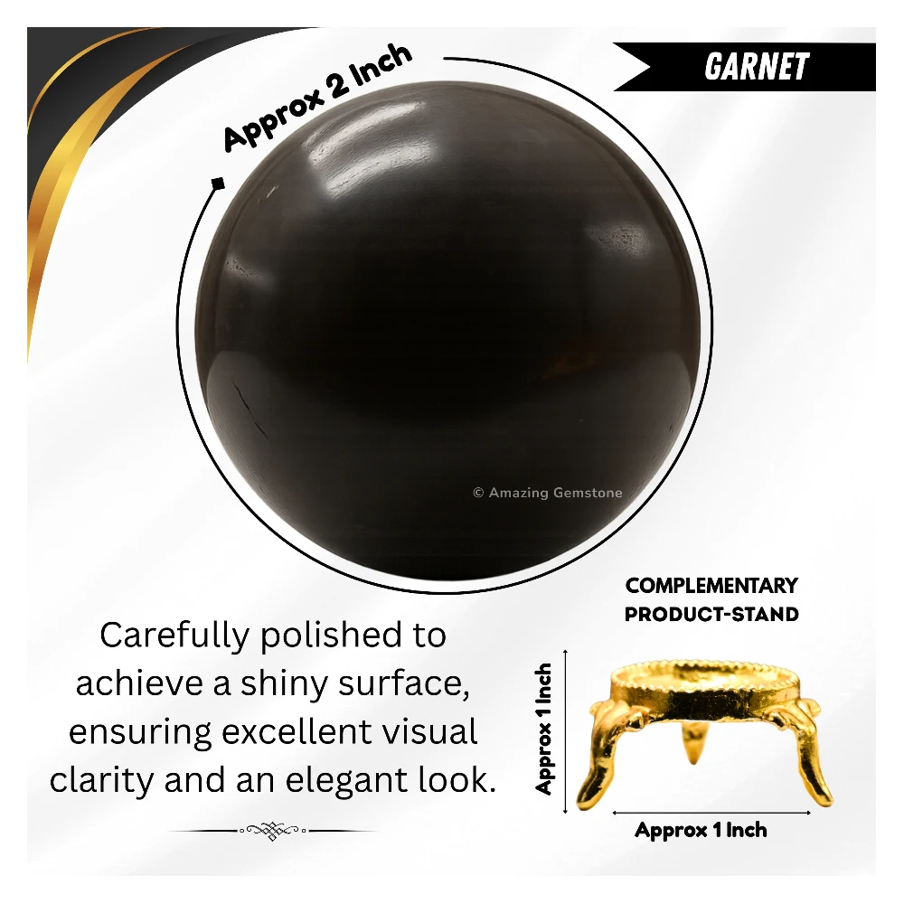 Garnet Sphere (2 Inch)