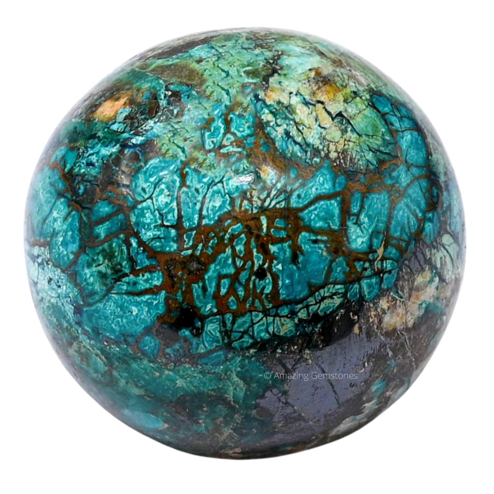 Chrysocolla Sphere