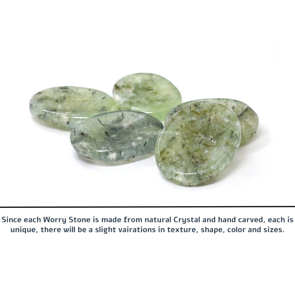 Prehnite Worry Stone