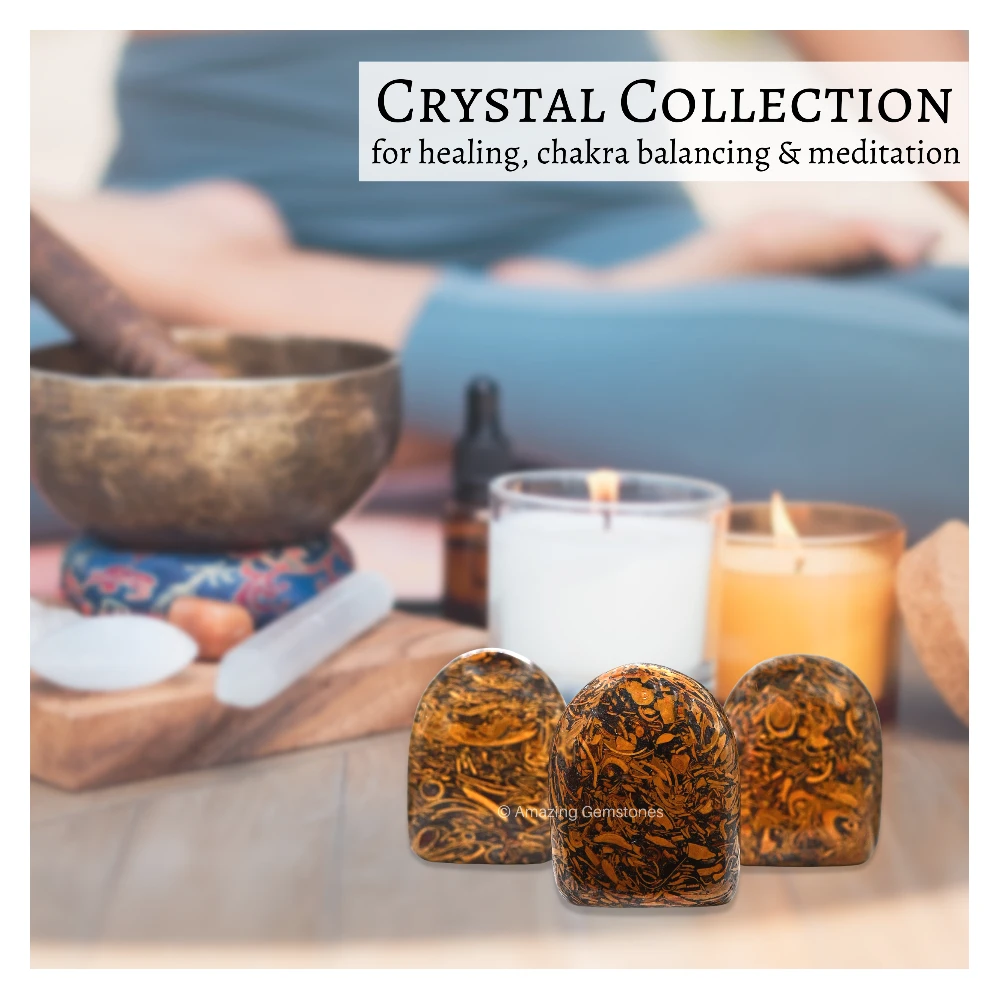 Mariyam Jasper Standing Palm Stone (Regular)