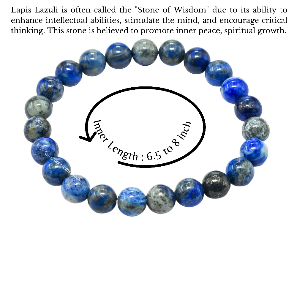 Lapis Lazuli Bracelet (Strechable)