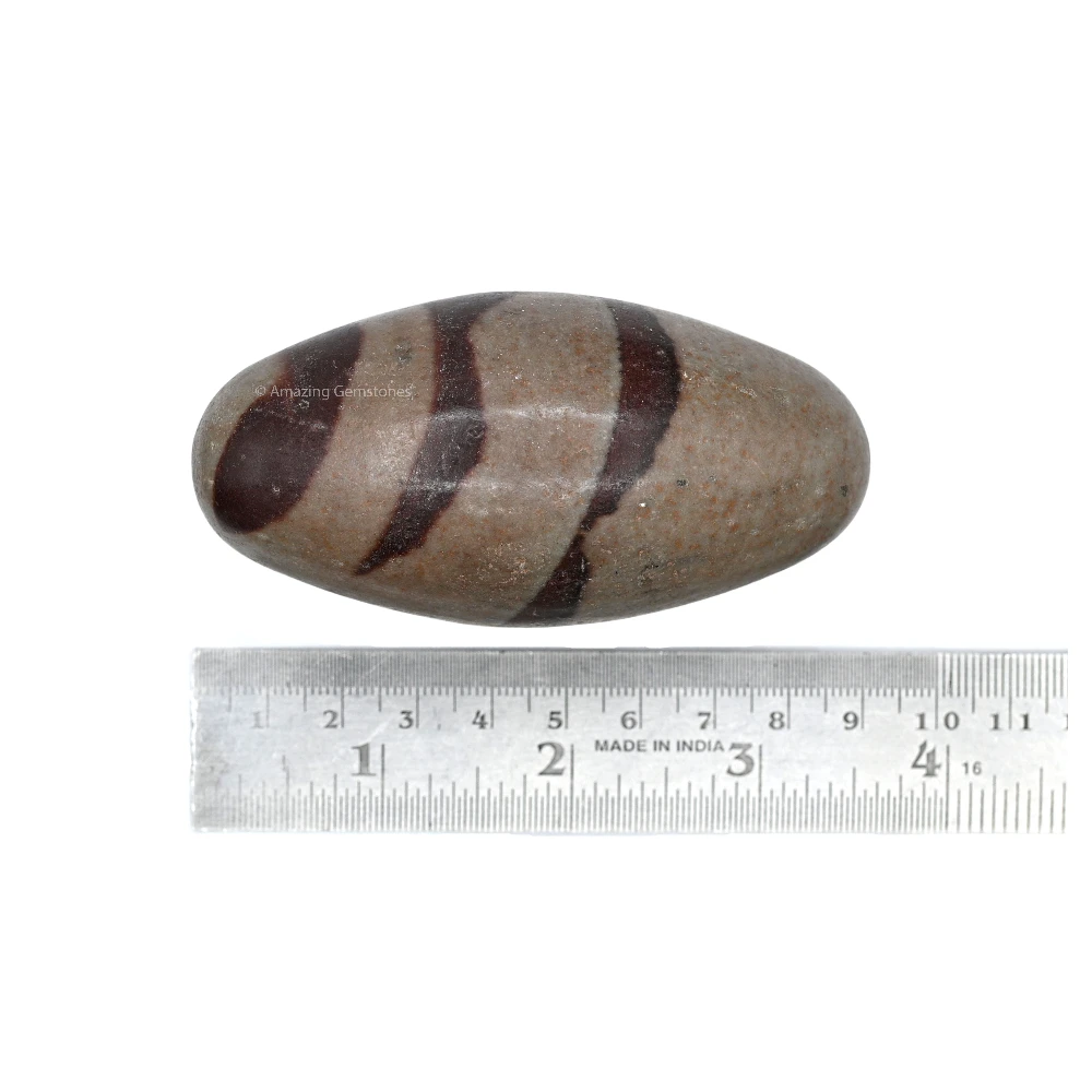 Narmadeshwar Shiva Lingam Stone(Unpolished) (3-3.5 Inch)