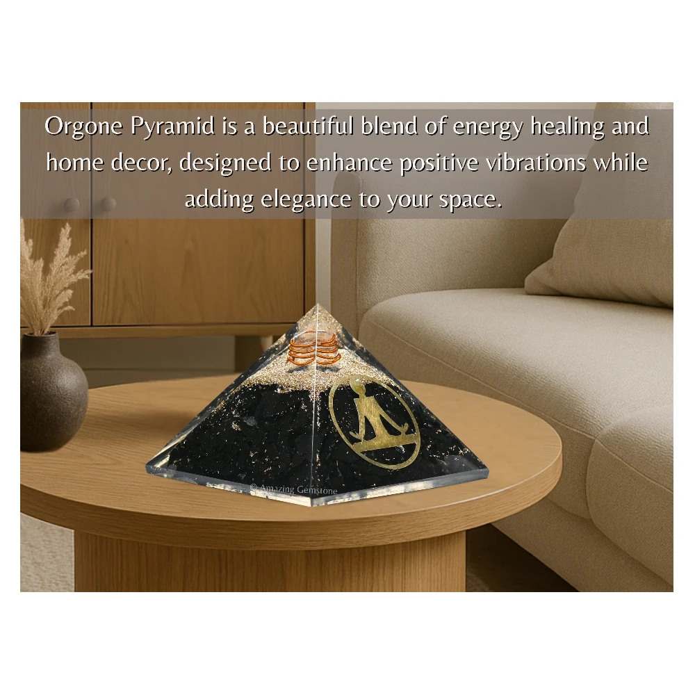 Shungite Orgone Pyramid - Buddha