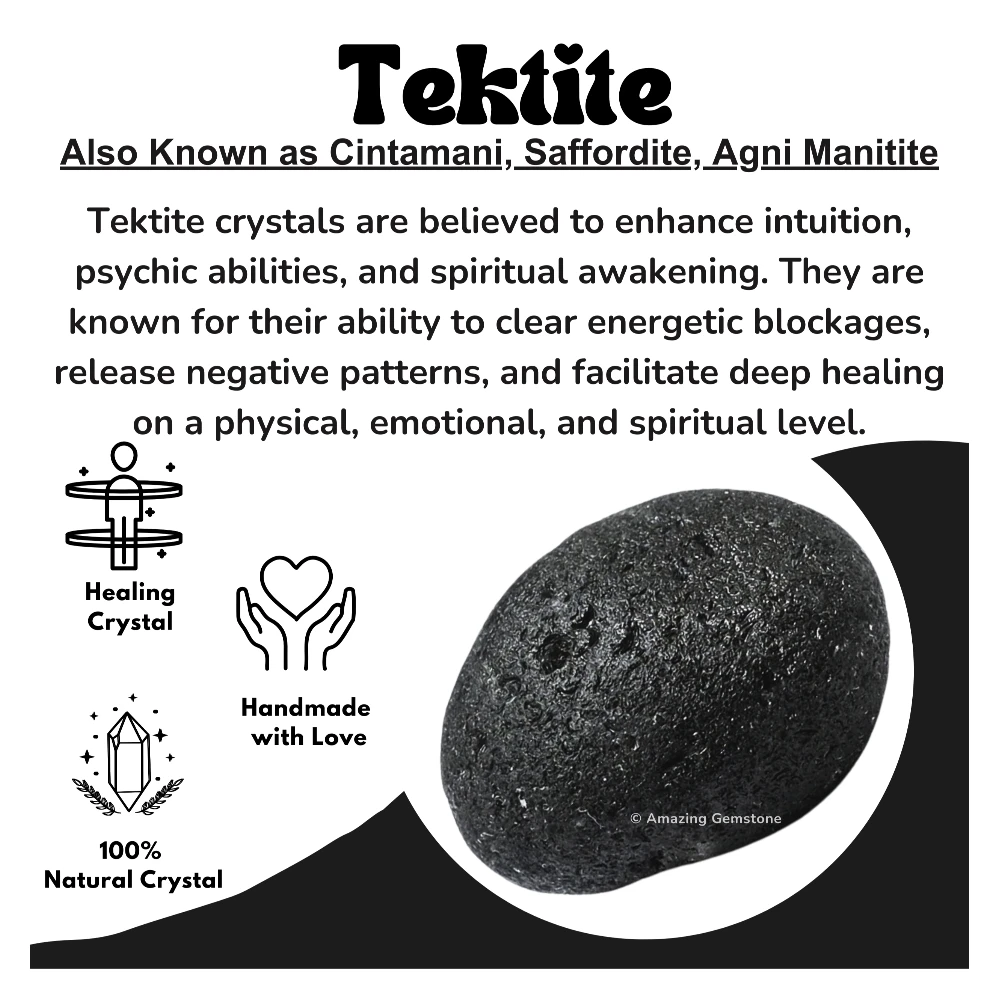 Tektite Raw Crystals (15-25 Grams)