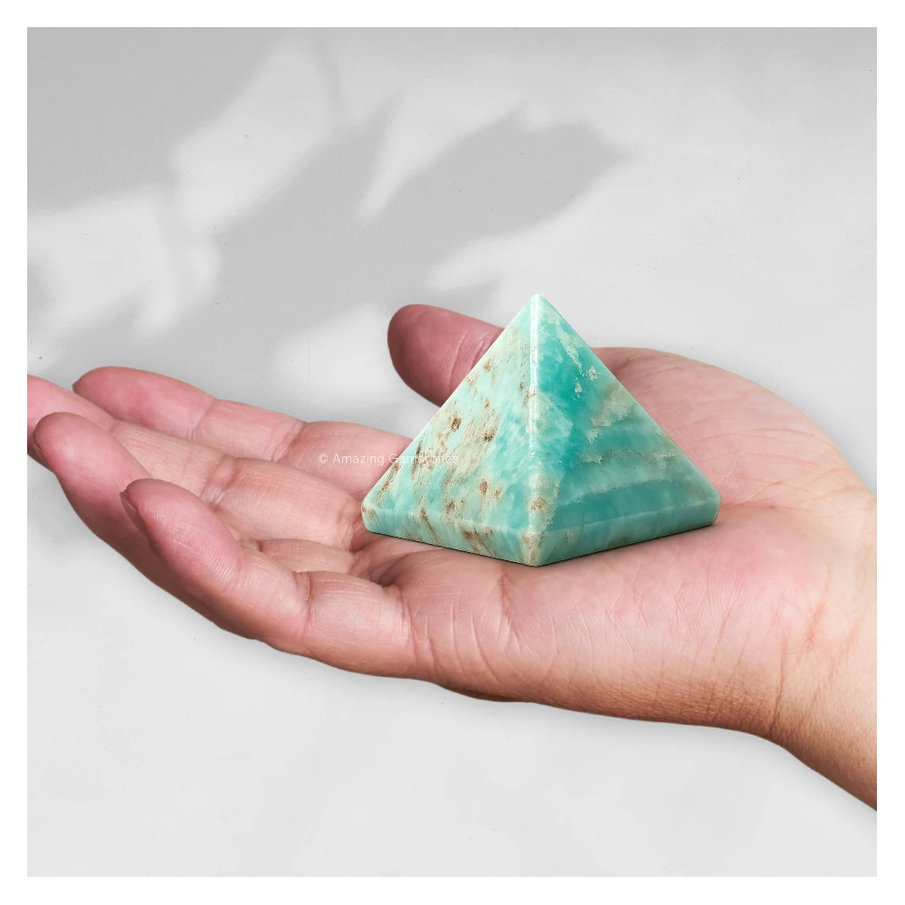 Caribbean Calcite Pyramid (1.5 Inch)