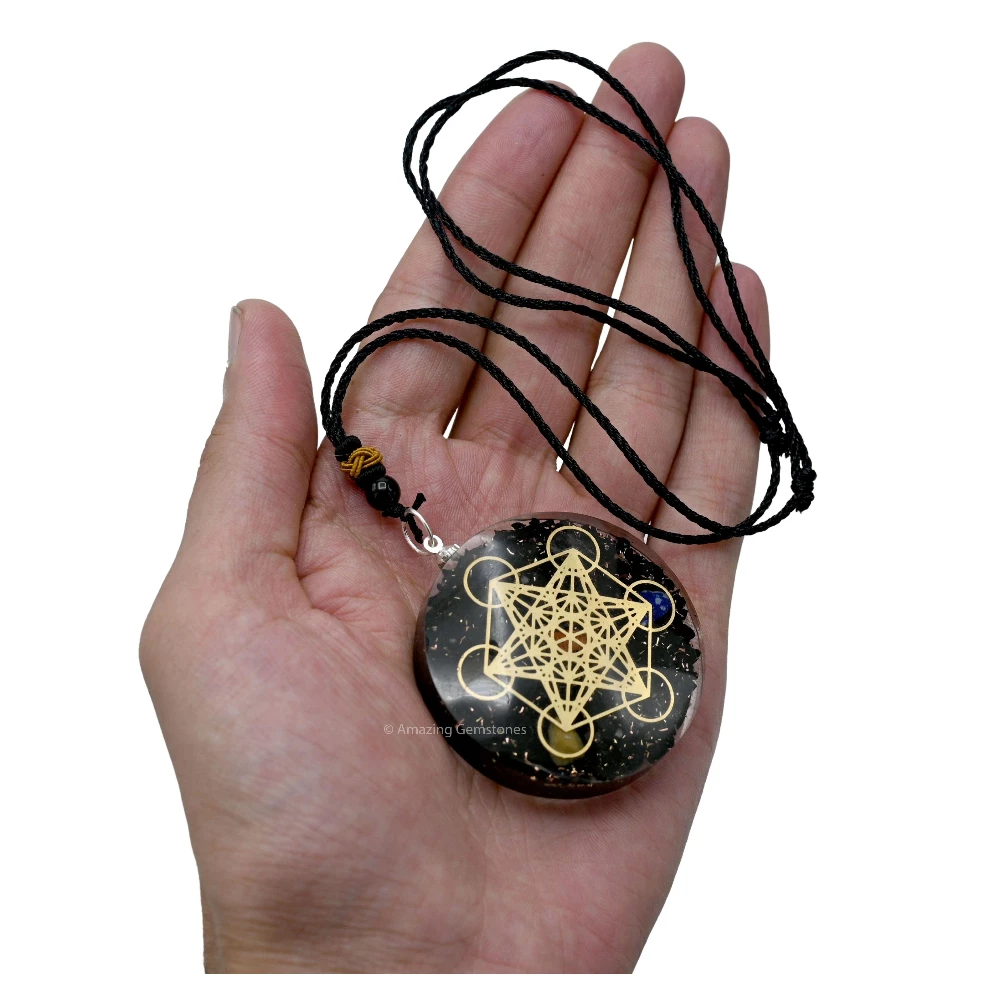 Shungite Orgone Necklace - Metatron