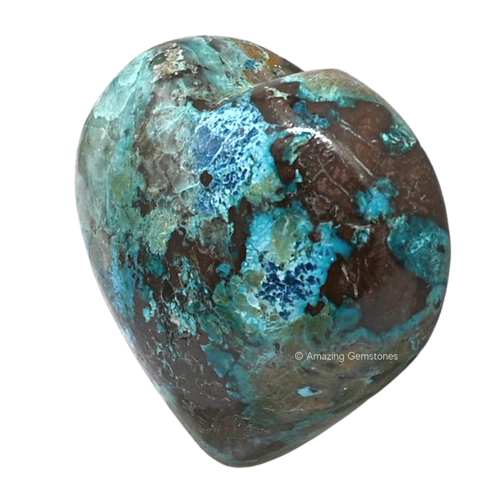 Chrysocolla Heart