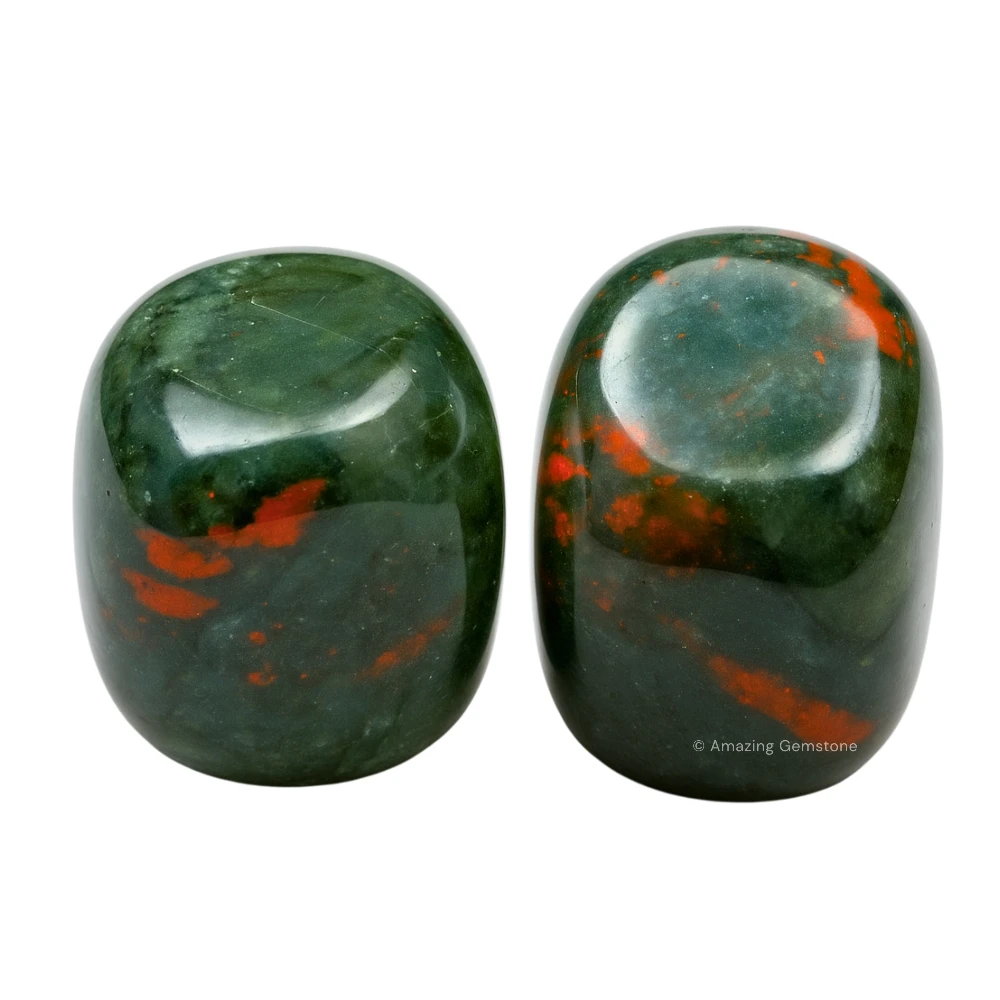 Tumbled African Bloodstone Stone Crystals (1 oz)